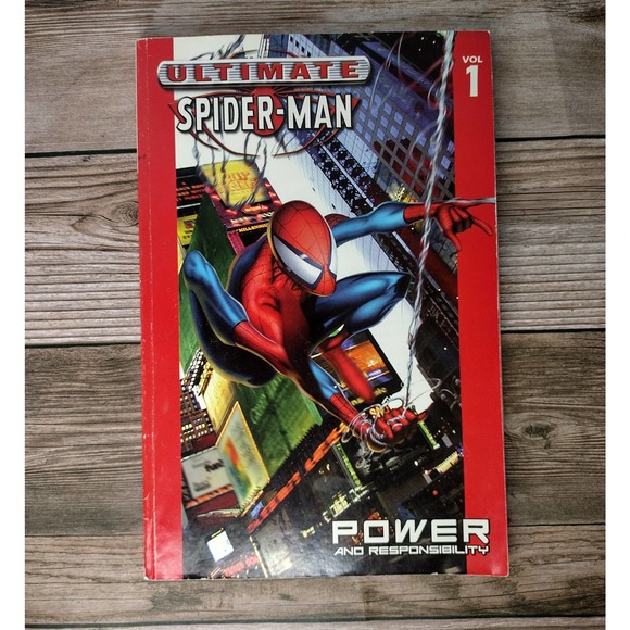 Ultimate Spider-Man Power and Responsibility Vol 1 Third Printing. April 2002